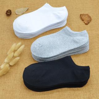 袜子男短袜夏季薄款船袜男纯棉低帮浅口袜防臭运动wz纯色男棉袜