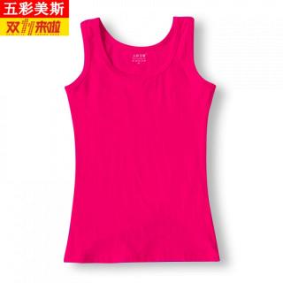 萊卡純棉吊帶背心女士彈力貼身修身打底衫夏季無袖大碼U型外穿