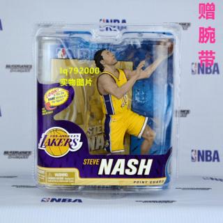 麦克法兰 NBA 22代 纳什 人偶公仔模型玩偶摆件 送腕带手环