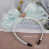 若草色lolita发箍浅绿色洛丽塔蕾丝发带发夹草帽LO娘头饰KC边夹