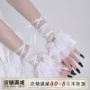 Broken bone原创 日系甜美芭蕾风蕾丝绑带手袖透气薄百搭袖套女