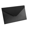 加厚黑色信封哑光黑卡纸信封黑色珠光纸信封硬质复古正方形黑信封
