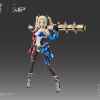 现货 将魂姬 圆野文化 小丑女 哈莉奎茵 1/10 双素体拼装机娘模型