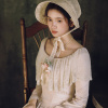 拾光裁缝 Lolita 复古田园宫廷优雅蕾丝波奈特婚纱礼帽