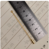 保色铜制9字尖头一字插针仿珍珠胸针手工diy自制古风胸花配件材料