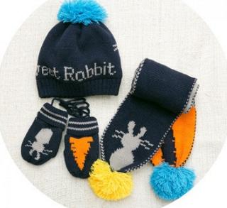 Шапка, шарф, варежки