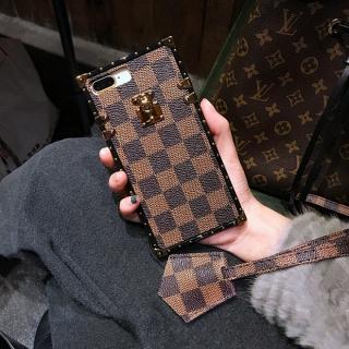 苹果X手机壳iPhone7 plus挂绳套奢华网红情侣男女款欧美潮牌6S/8P