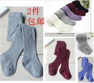 淘金币 日本儿童连裤袜秋冬女童纯棉舞蹈袜打底袜不起球不变形