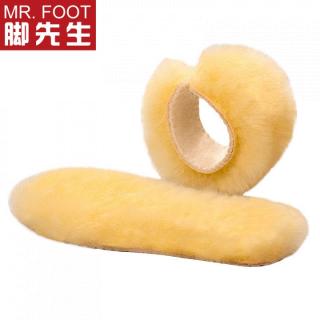 2015冬季儿童雪地靴真皮毛一体纯羊毛鞋垫 超厚保暖羊皮鞋垫